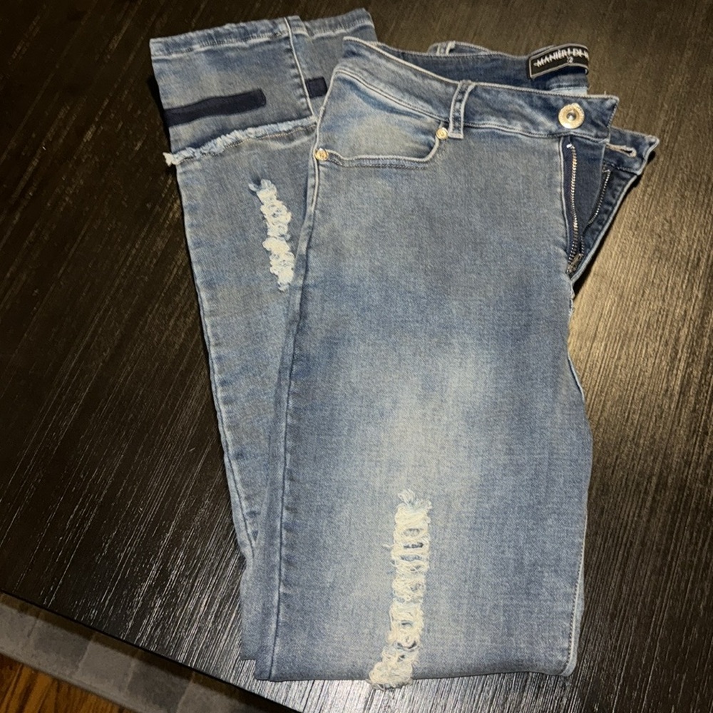 Maniere De Voir Ripped Jeans